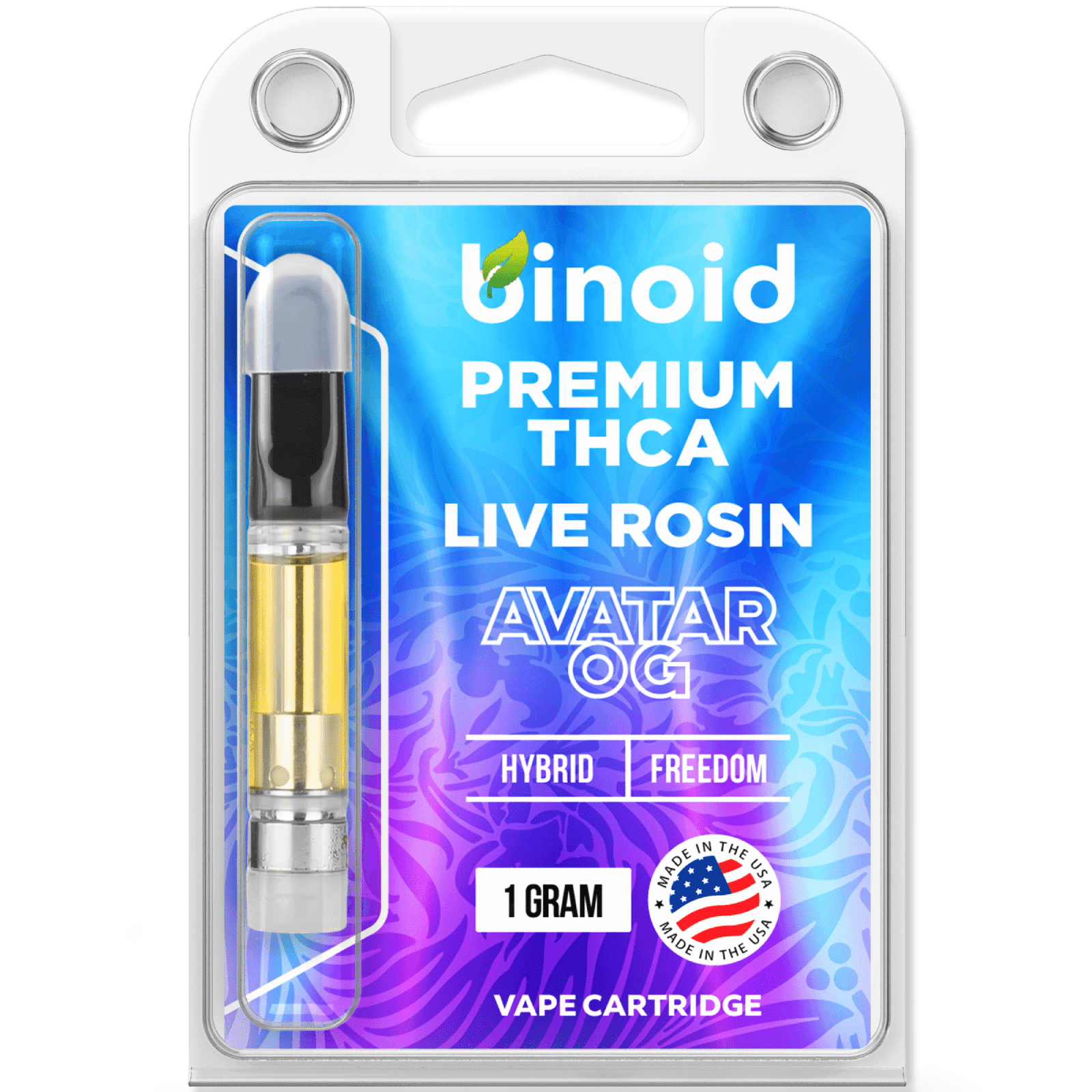 Binoid Premium THCA Live Rosin 510 Vape Cartridge (1g) For Sale