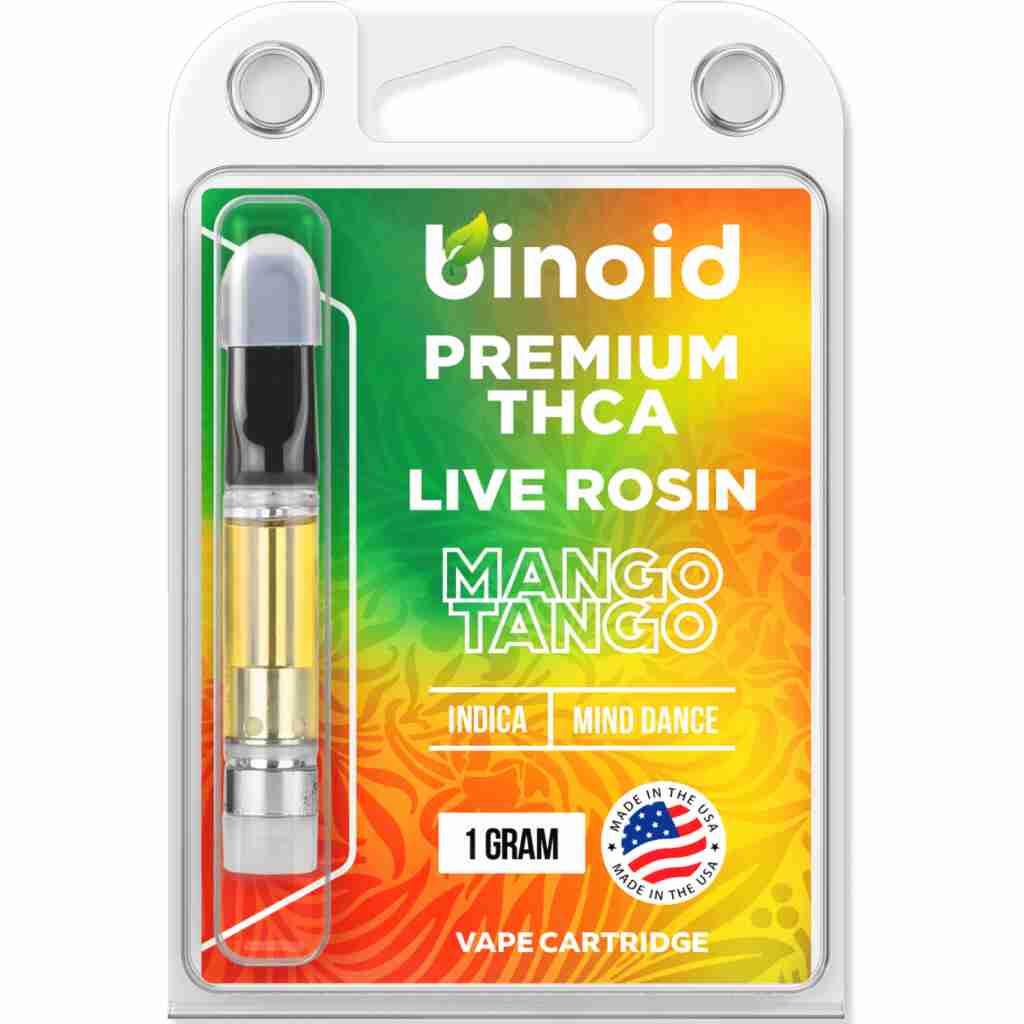 Binoid Premium THCA Live Rosin 510 Vape Cartridge (1g) For Sale