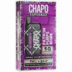 A box of Chapo Extrax Supermax Blend Disposables (5g) with a purple and black box.