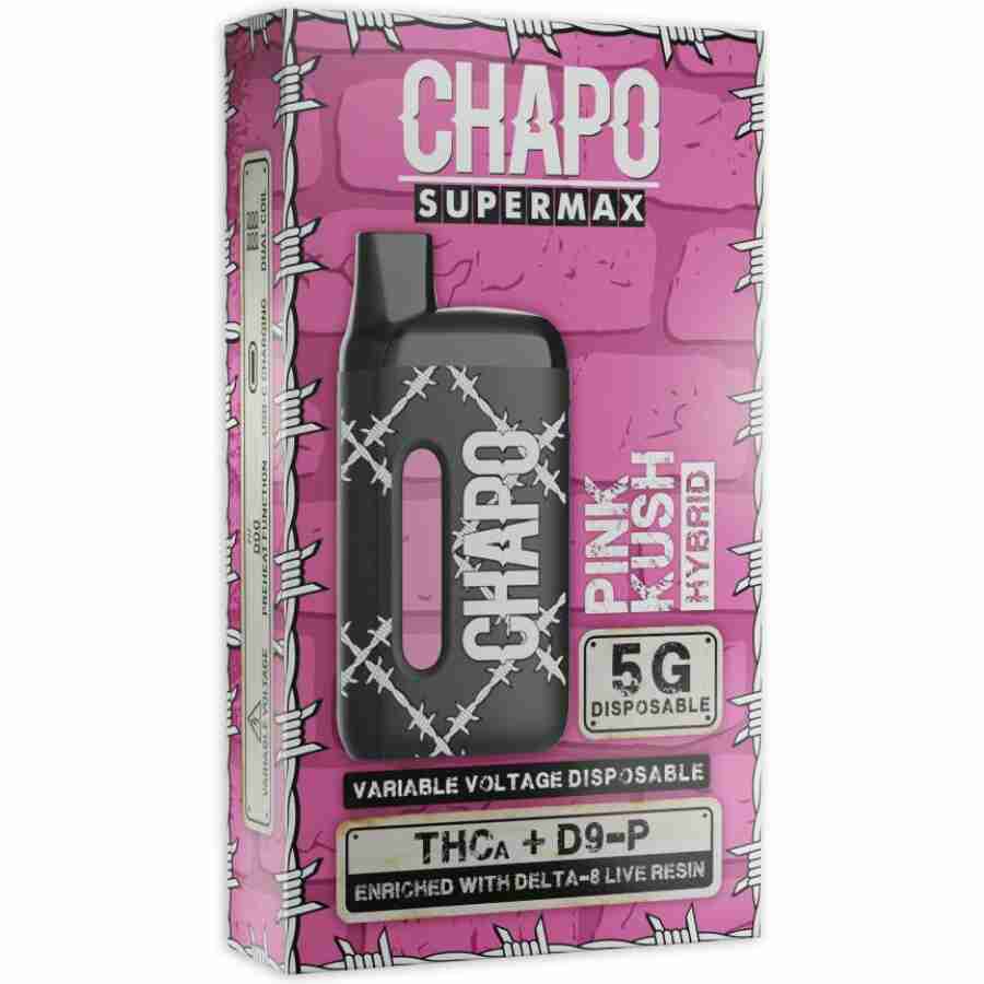 Chapo Extrax Supermax Blend Disposables (5g) - tip & drip - pink.