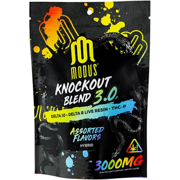 modus knockout gummies v3 3000mg assorted flavors