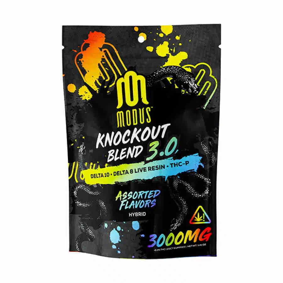 modus knockout gummies v3 3000mg assorted flavors