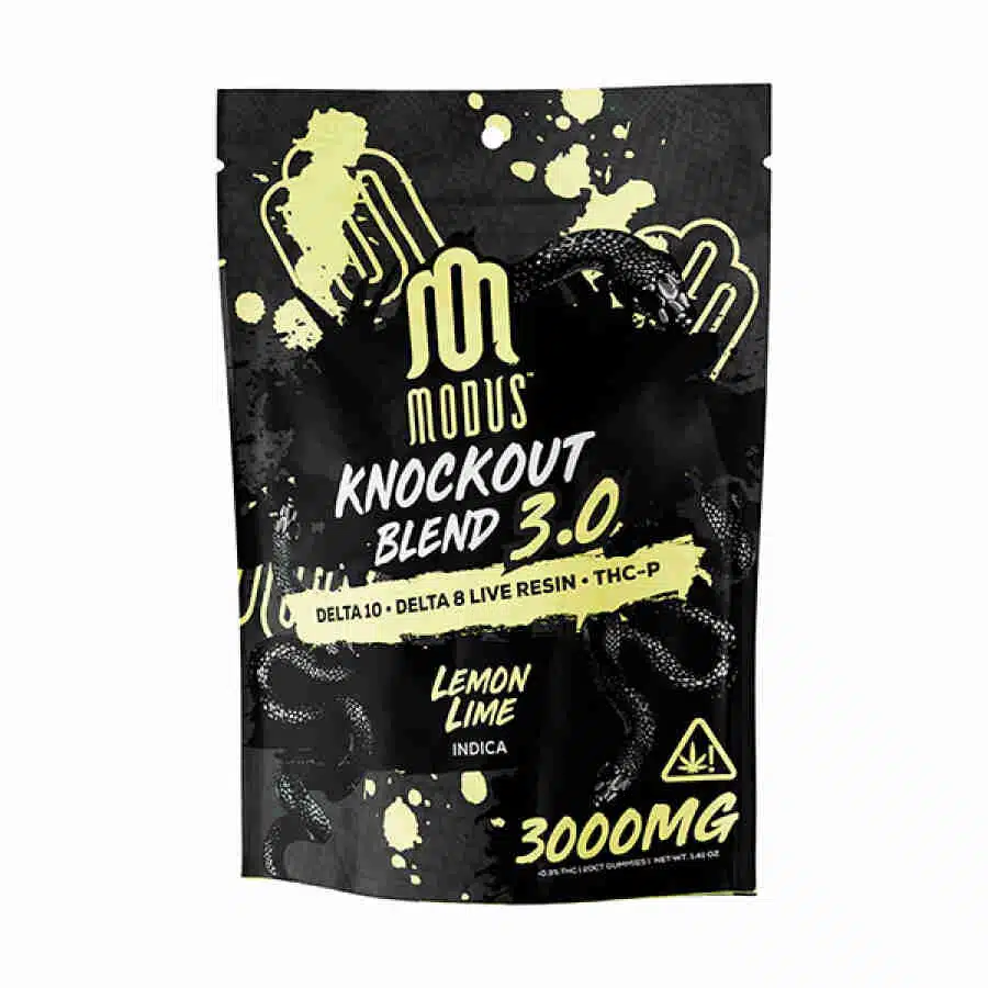 modus knockout gummies v3 3000mg lemon lime