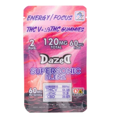 Dazed8 supersonic blenz cbd gummies.