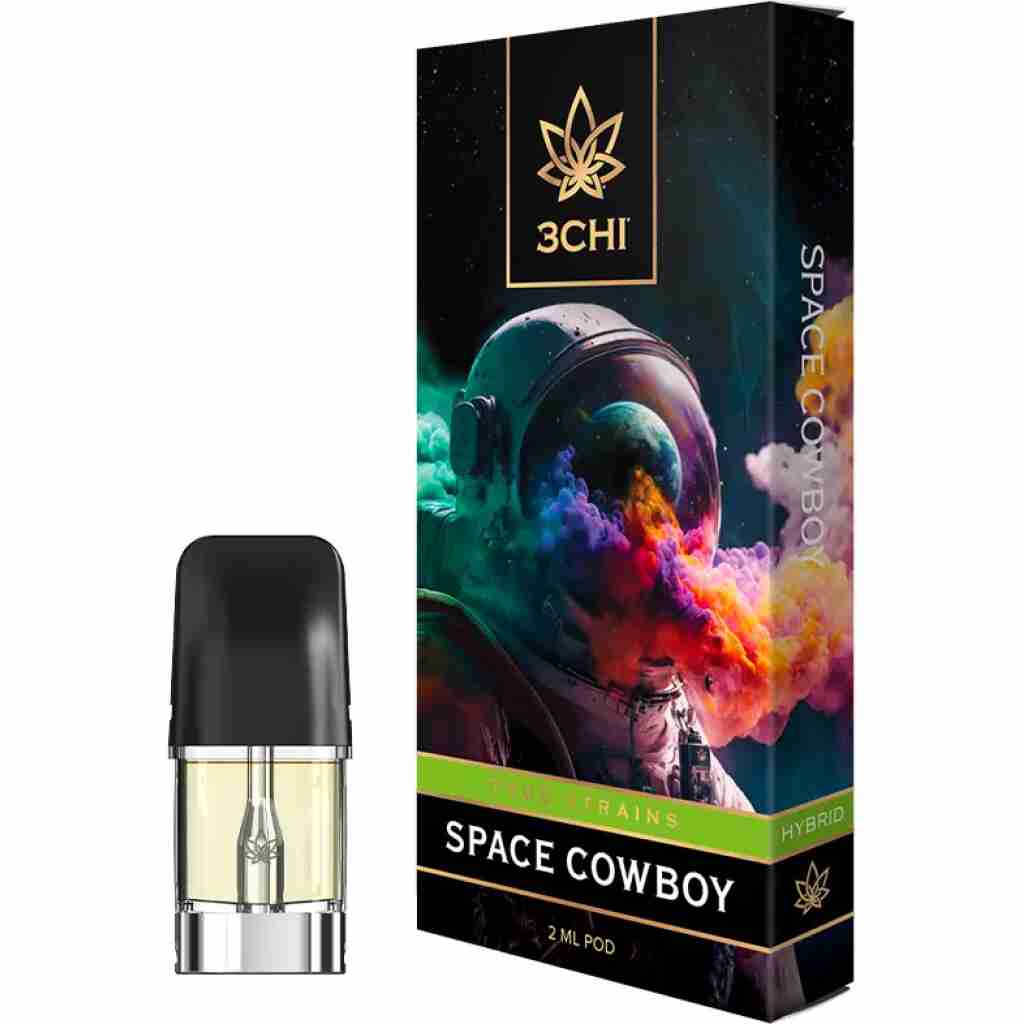 3CHI Premium True Strains Vape Pods 2g Space Cowboy
