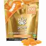 3CHI Delta-9 THC Gummies 200mg | 20pcs orange dreamsicle gummies are available.