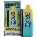 Brixz 9000 Puff Nicotine Disposable Vape - Classic Clear 3%