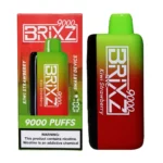 Brixz 9000 Puff Nicotine Disposable Vape - Kiwi Strawberry