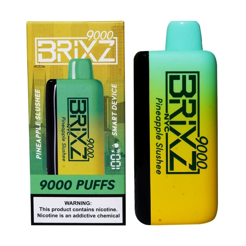 Brixz 9000 Puff Nicotine Disposable Vape - Pineapple Slushee