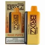 Brixz 9000 Puff Nicotine Disposable Vape - Red Tobacco