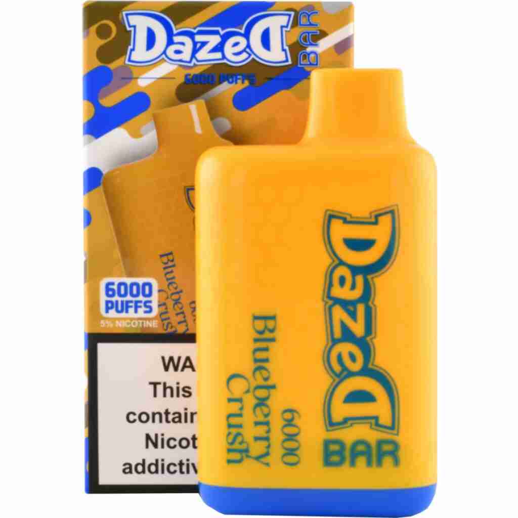 Dazed Bar 6000 Puff Disposable Nic Vape - Blueberry Crush