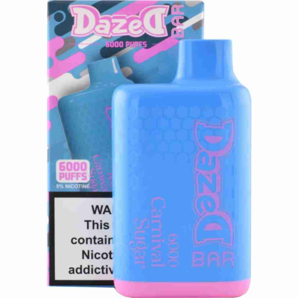 Dazed Bar 6000 Puff Disposable Nic Vape - Carnival Sugar