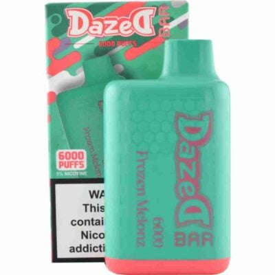 Dazed Bar 6000 Puff Disposable Nic Vape - Frozen Melonz