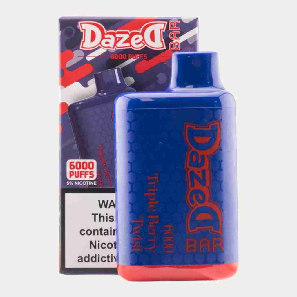 Dazed Bar 6000 Puff Disposable Nic Vape - Triple Berry Twist