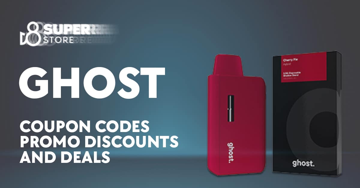 Ghost hemp coupon codes and deals.