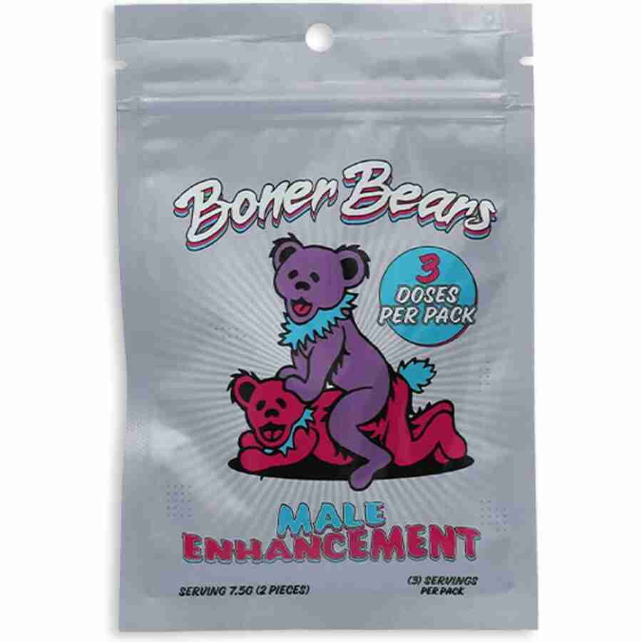 A package of Boner Bears Male Enhancement Gummies 6pc for enhanced performance.