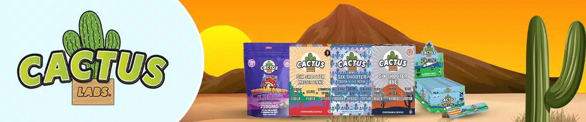 Cactus Lab Delta 8 Products banner