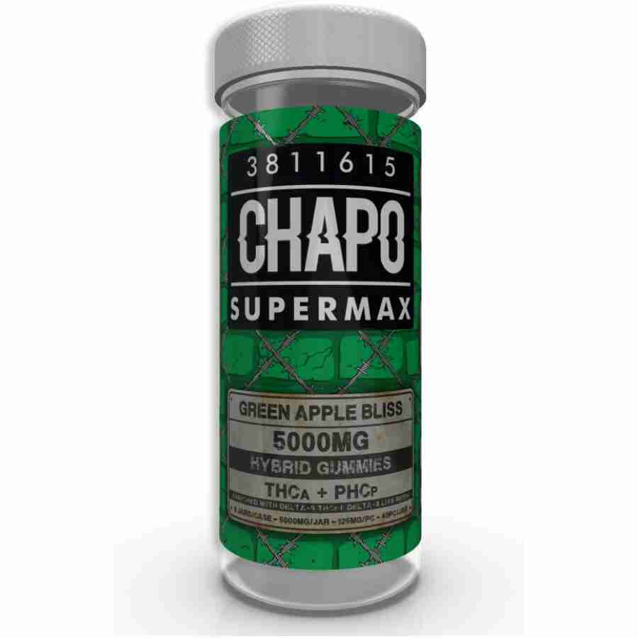 A bottle of Chapo Extrax Supermax Blend Duo Cartridges (2g) (Copy) green apple boobionics.
