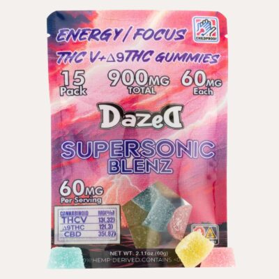 A bag of Dazed8 Subatomic Blenz Gummies 60mg | 30pc.