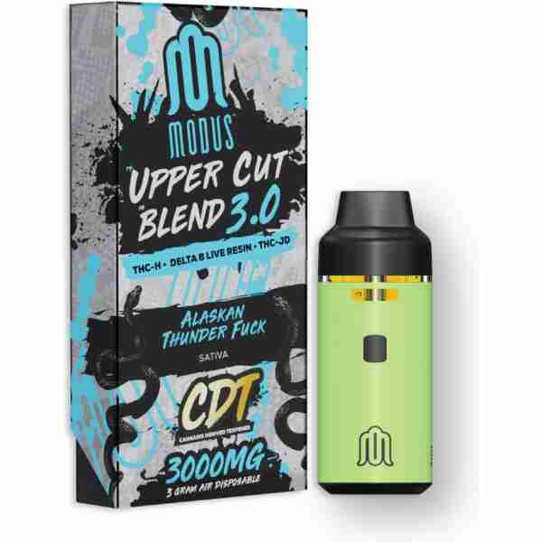 Disposable vaping device with a 3.0g blend, Modus Upper Cut