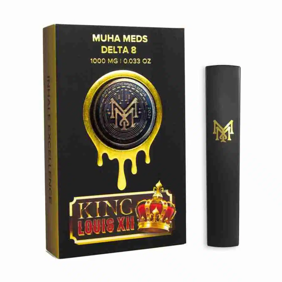 Muha Meds Delta-8 Disposable Vape 1g - king louis.