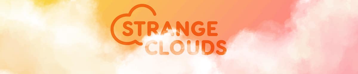 Strange clouds delta 8 products banner