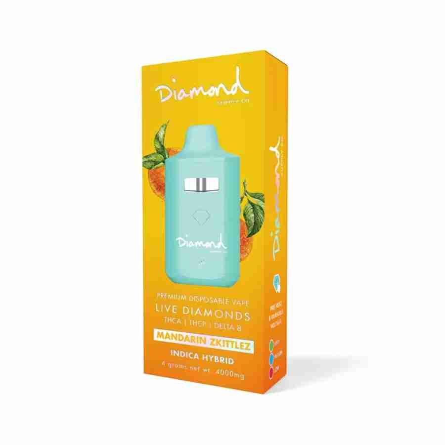 A diamond e-cigarette in an Urb x Diamond Supply Co. box.