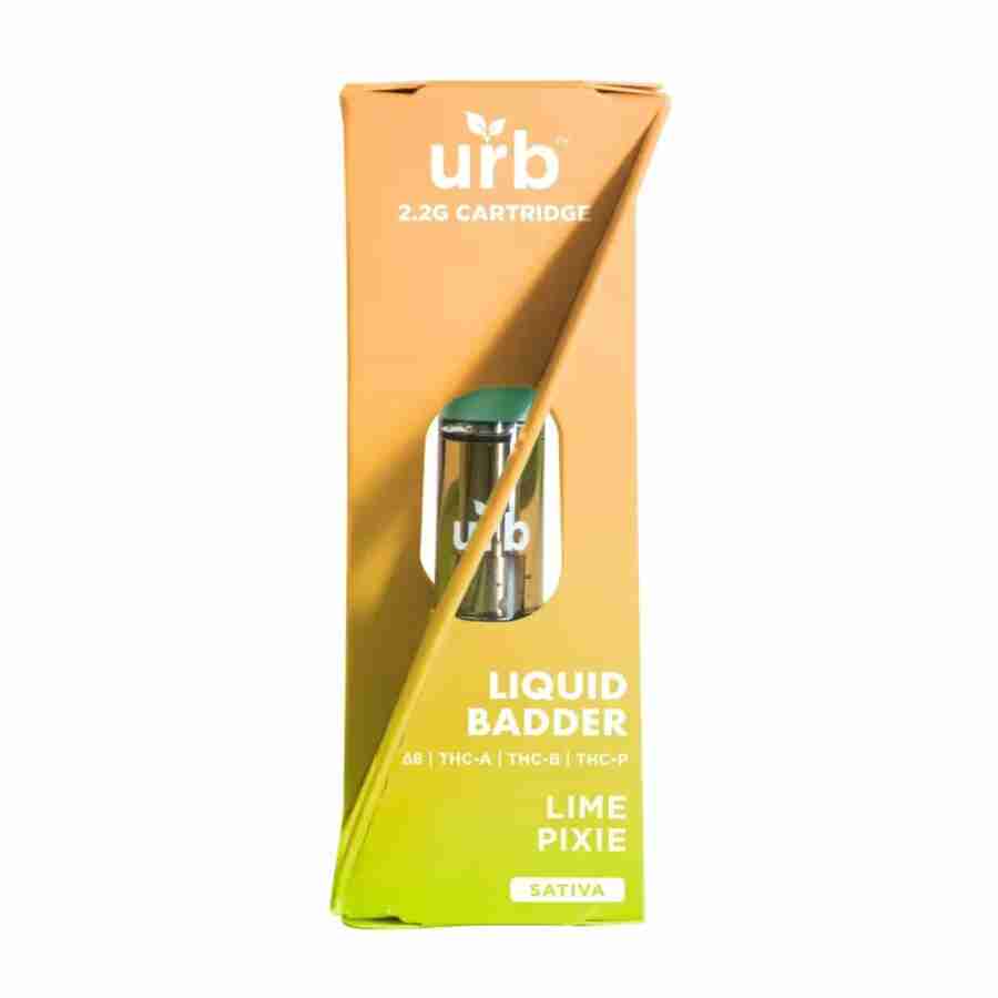 Urb Liquid Badder Cartridges 2g - Lime Pixe.