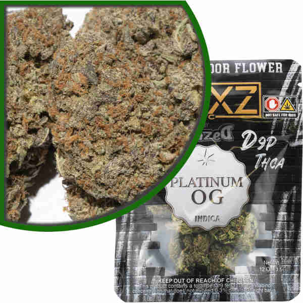 BRIXZ NYC D9P Delta-9 Premium Indoor Cannabis Flower 3.5g Platinum OG Flavor