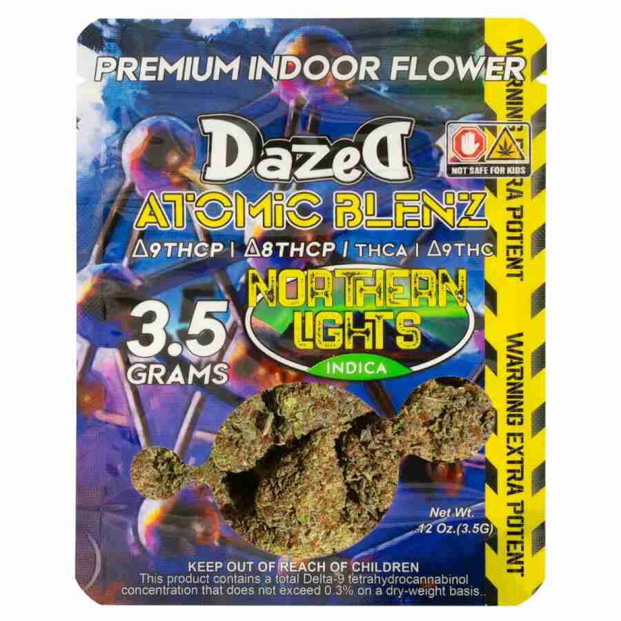 Dazed Hawaiian Haze atomic blend cannabis flower.