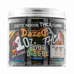 Dazed8 THC-A Premium Indoor Flowers 1oz sour diesel strain flavor