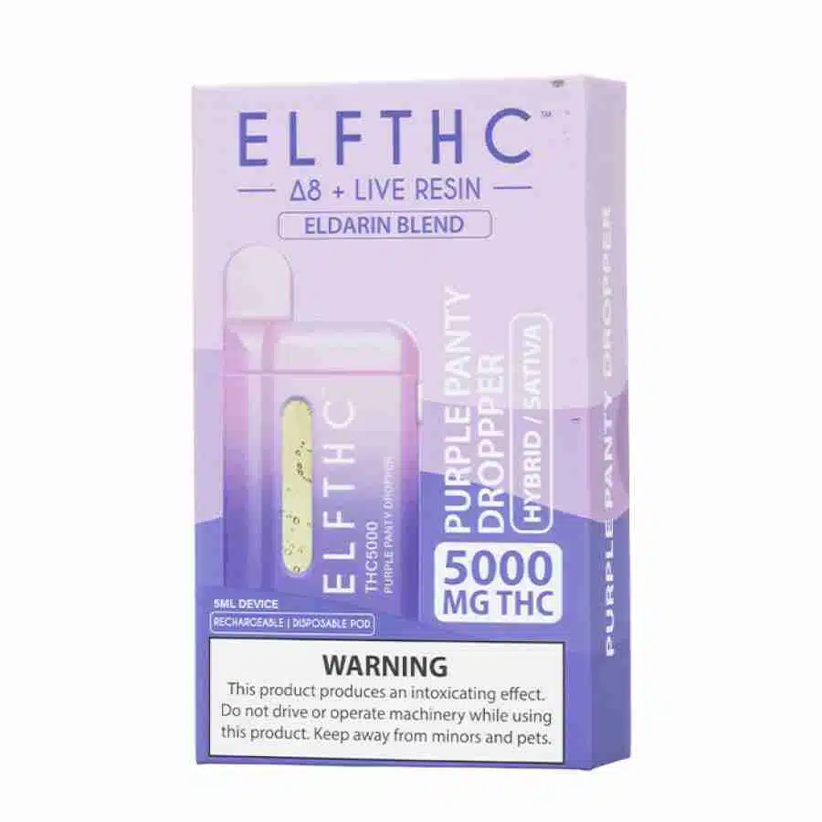 ELF THC Eldarin Blend Disposables with 5g of live resin.