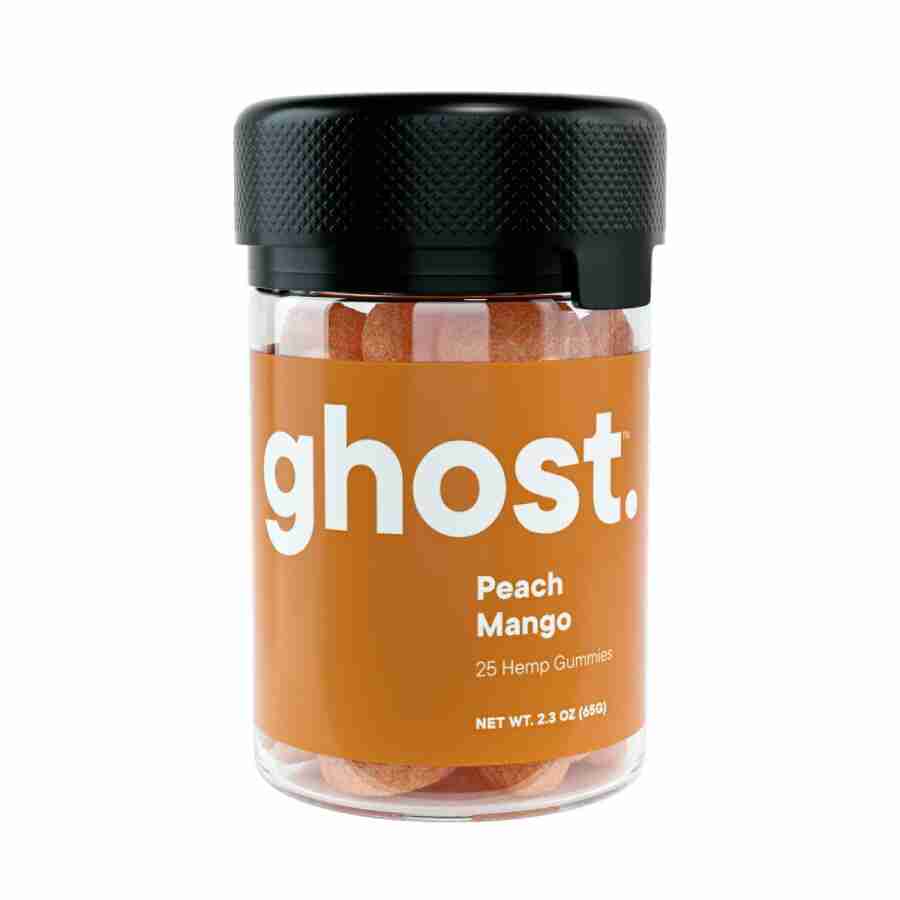 Ghost Phantom Blend Live Resin Gummies 2500mg 25pc mango gummies.