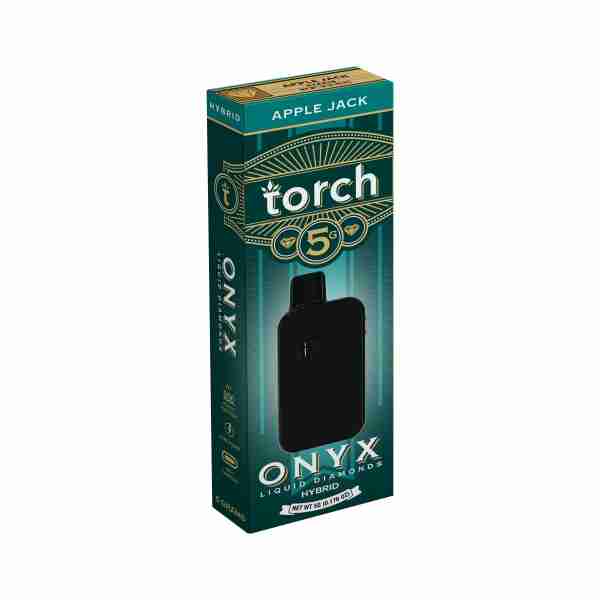 A box of the Torch Onyx Liquid Diamonds Disposable Vape containing 5g.