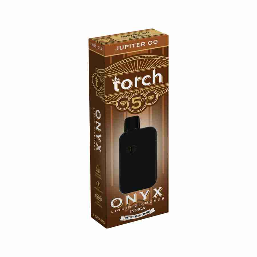 A box of the Torch Onyx Liquid Diamonds Disposable Vape | 5g.