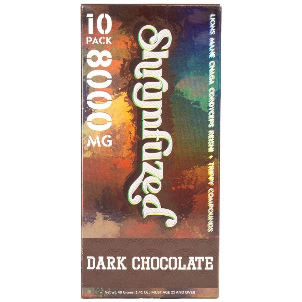 Shrumfuzed Nootropic Mushroom Chocolate 10pc Dark Chocolate
