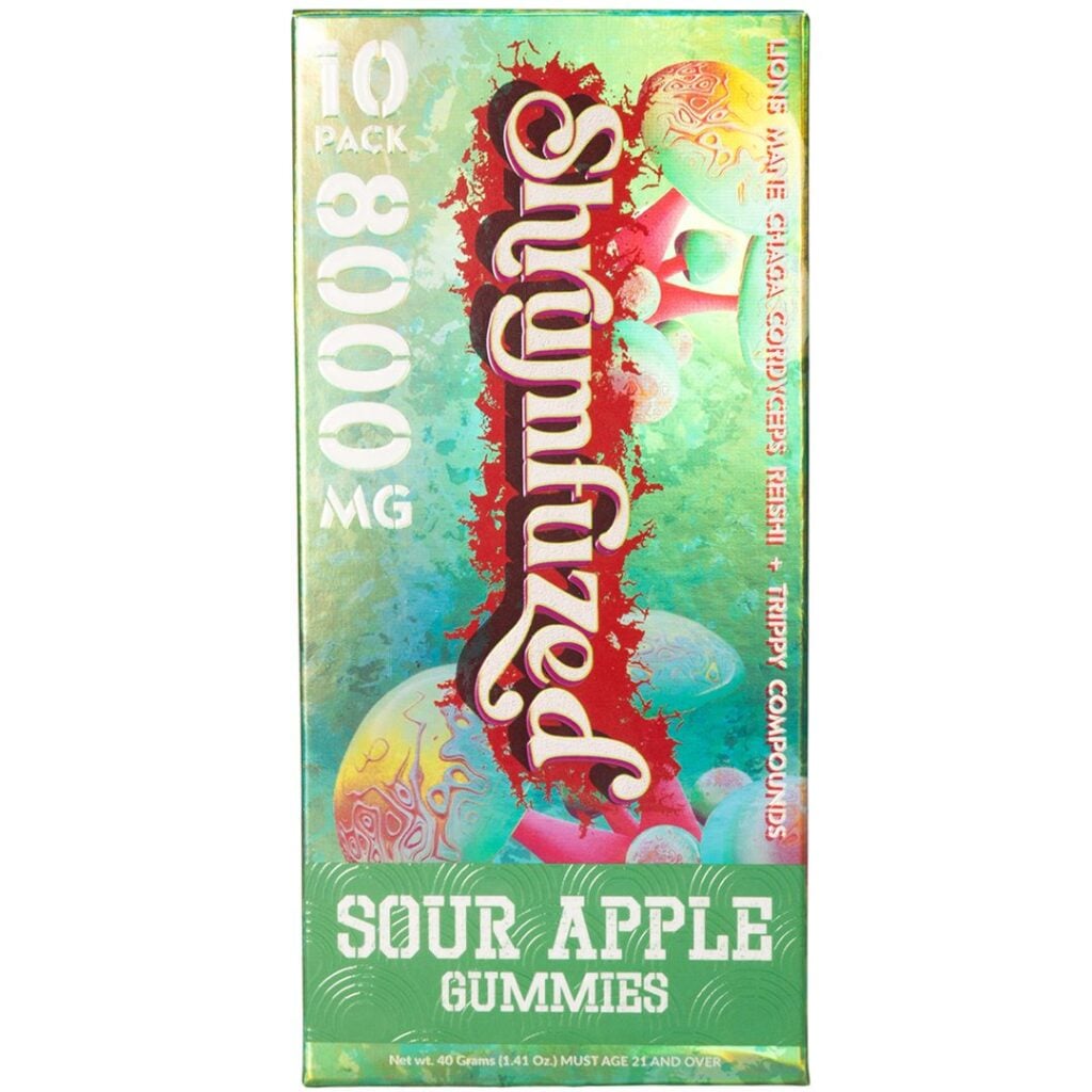 Shrumfuzed Nootropic Mushroom Gummies 10pc Sour Apple