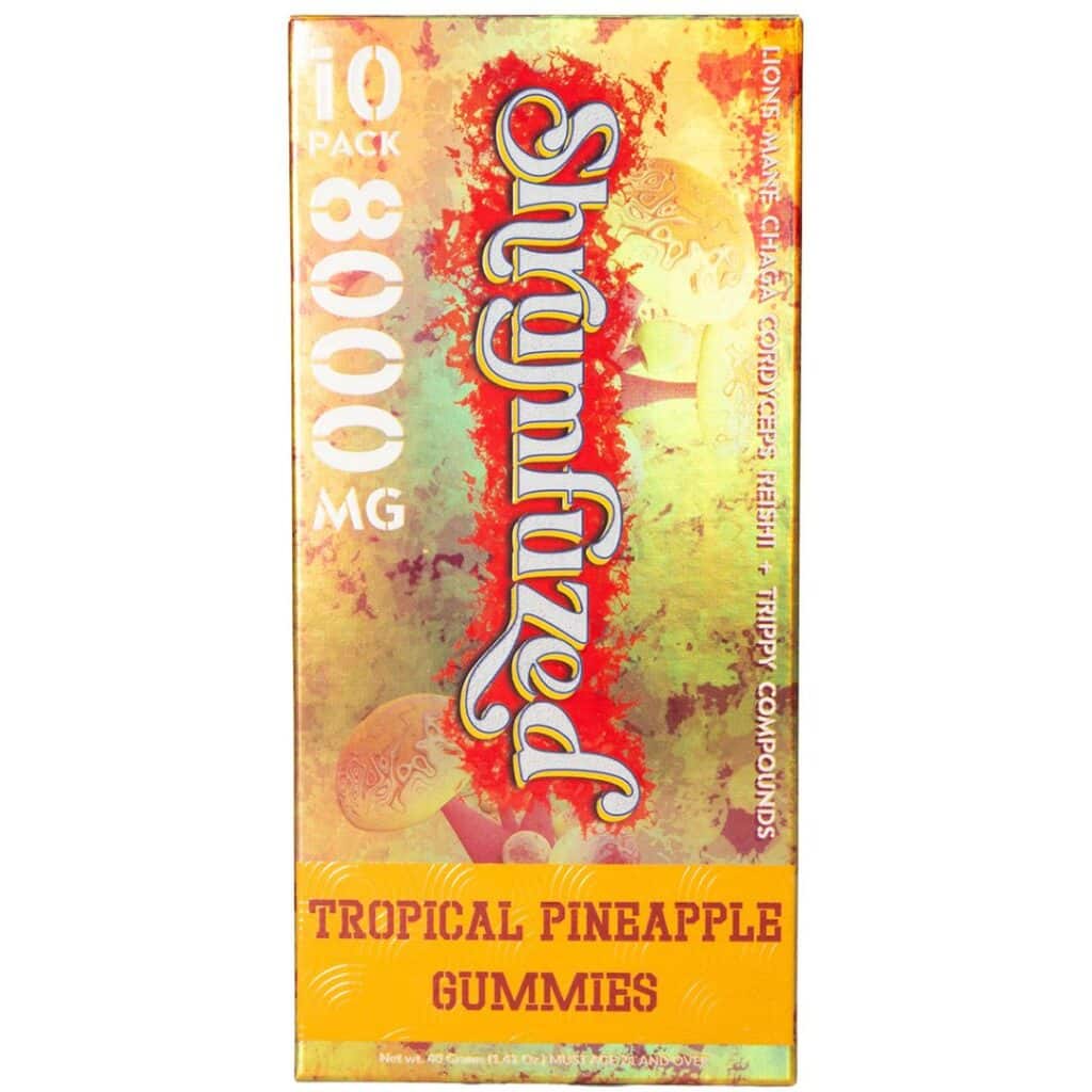 Shrumfuzed Nootropic Mushroom Gummies 10pc Tropical Pineapple