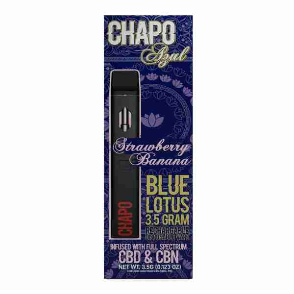 Chapo Azul Blue Lotus Disposables 3.5g disposable CBD vape pen.