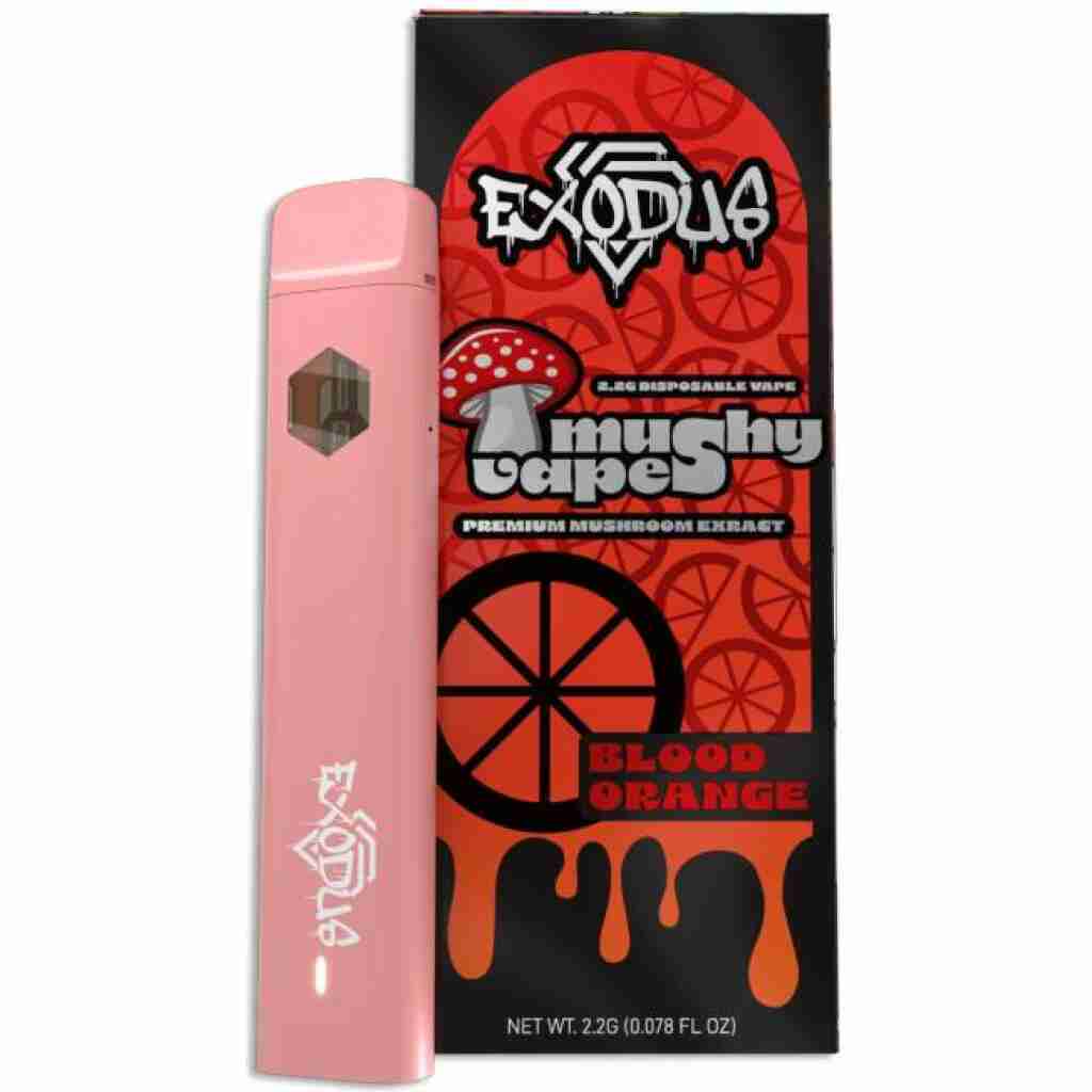 exodus mushy vapes disposable 2.2g blood orange