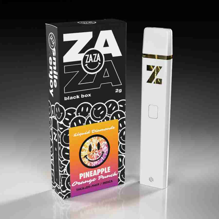 Za e-liquids now offering Zaza Blackbox Liquid Diamonds Disposable Vapes 2g.