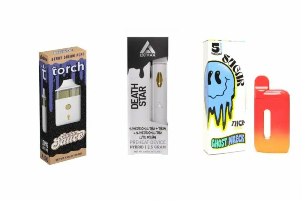 A group of high quality 4 gm disposable vapes