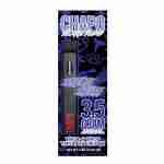 A package of Chapo Sicario Blend Disposable Vape Pens 3.5g with a blue and black design.