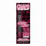 A package of Chapo Sicario Blend Disposable Vape Pens 3.5g with a pink and black design, containing Chapo Sicario Blend.