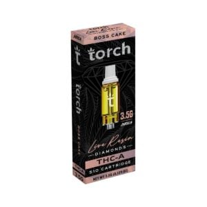 Torch Live Diamonds THCa Vape Cartridge Boss Cake 3.5g