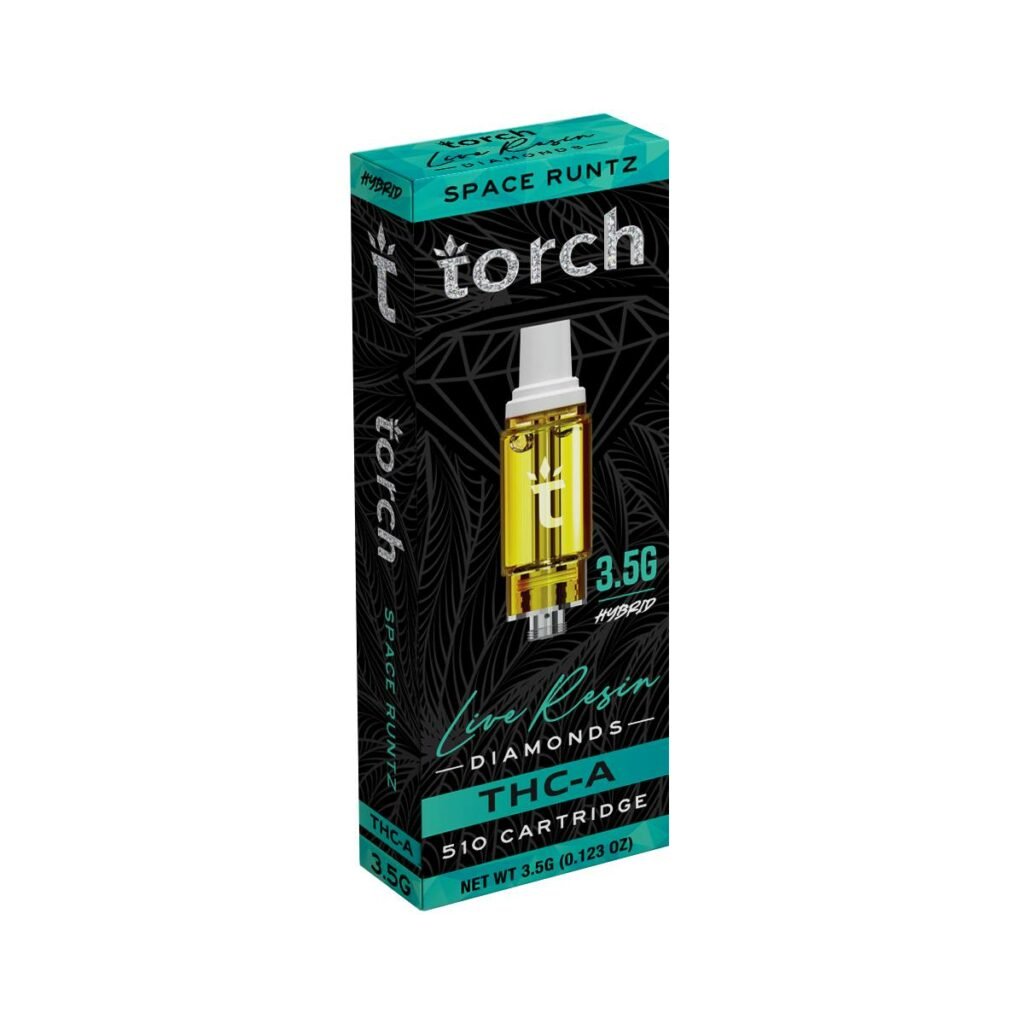 Torch Live Diamonds THCa vape Cartridge space runtz strain flavor