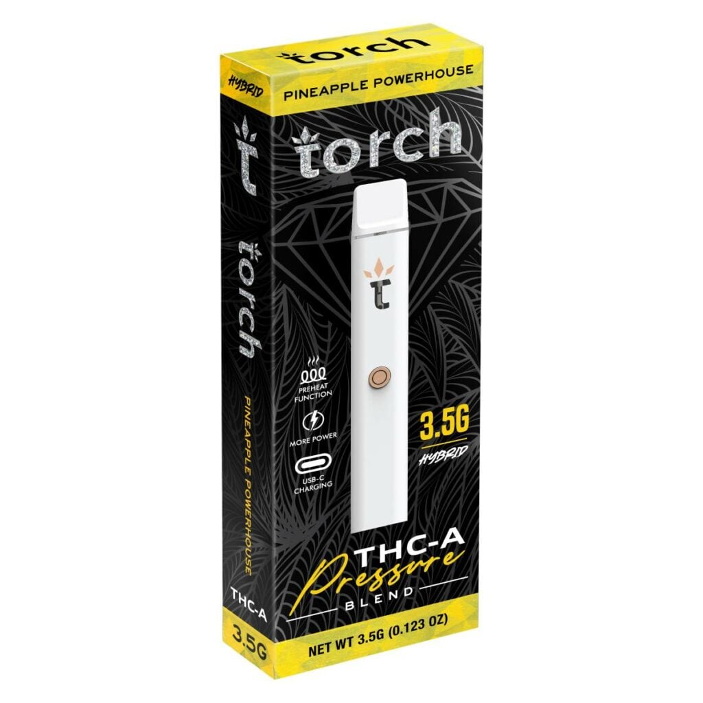 torch thca pressure blend disposables pineapple powerhouse