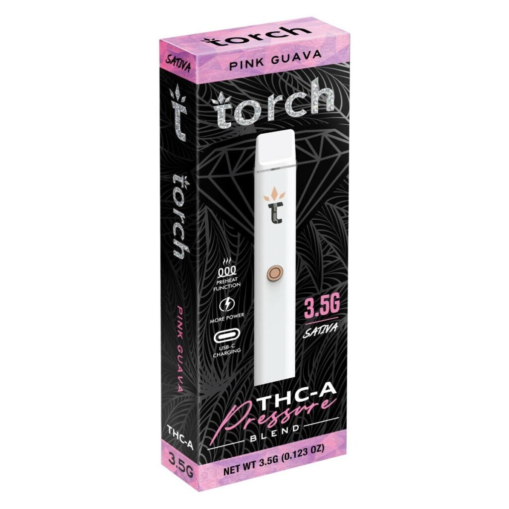Torch THCa Pressure Disposable Vapes 3.5g Pink Guava