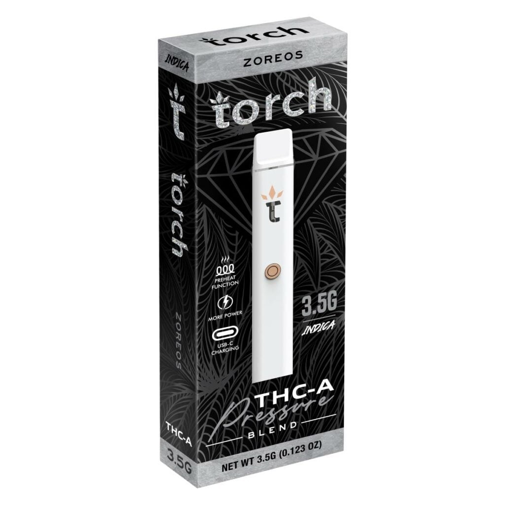 Torch THCa Pressure Disposable Vapes 3.5g Zoreos