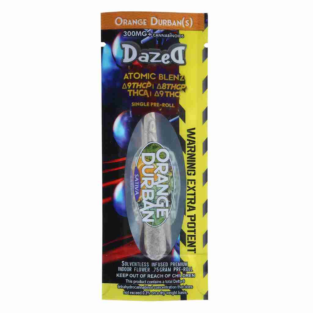 Dazed Atomic Blenz Shatterwalkerz THCa Single Pre-Roll 0.75g Exotic Berry Zkittlez